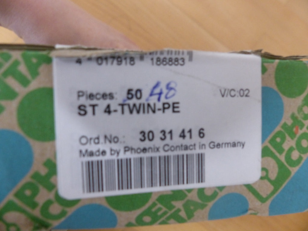 48X PHOENIX CONTACT ST 4-TWIN-PE 30 31 41 6