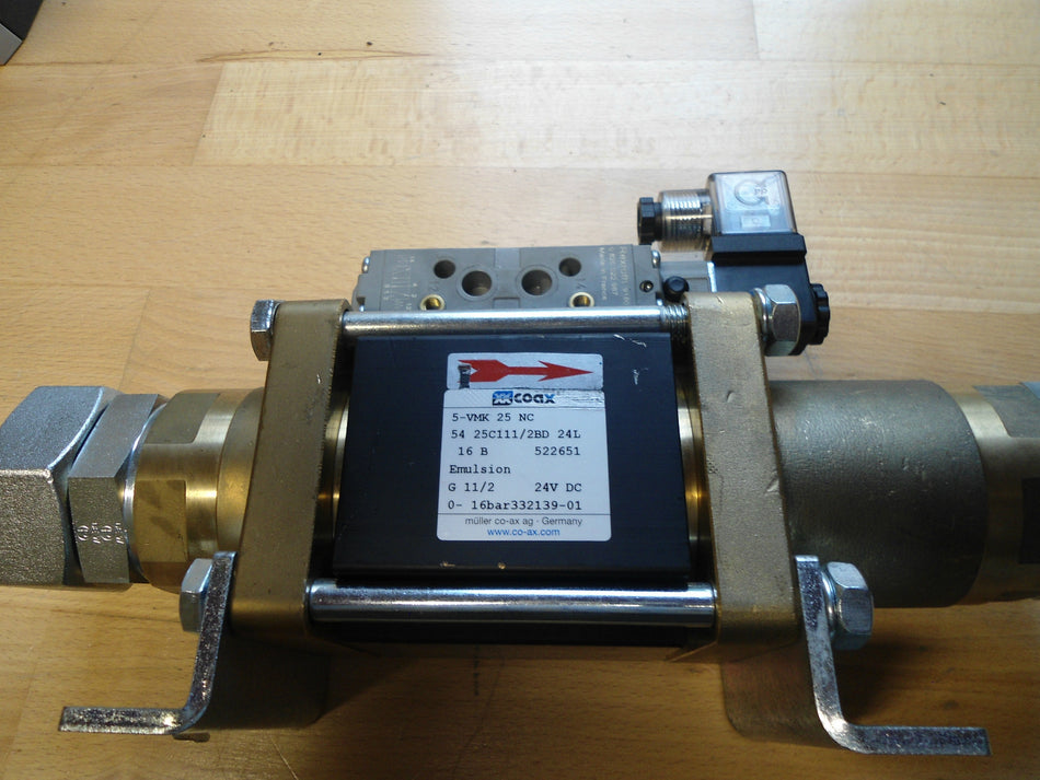 Coax Ventil 5-VMK 25 NC  Emulsio  G 11/2   24V DC