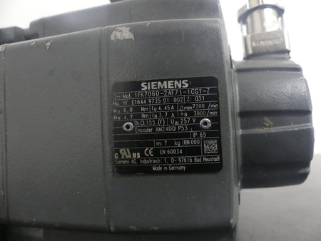 Siemens  Synchron Servomotor 1FK7060-2AF71-1CG1-Z