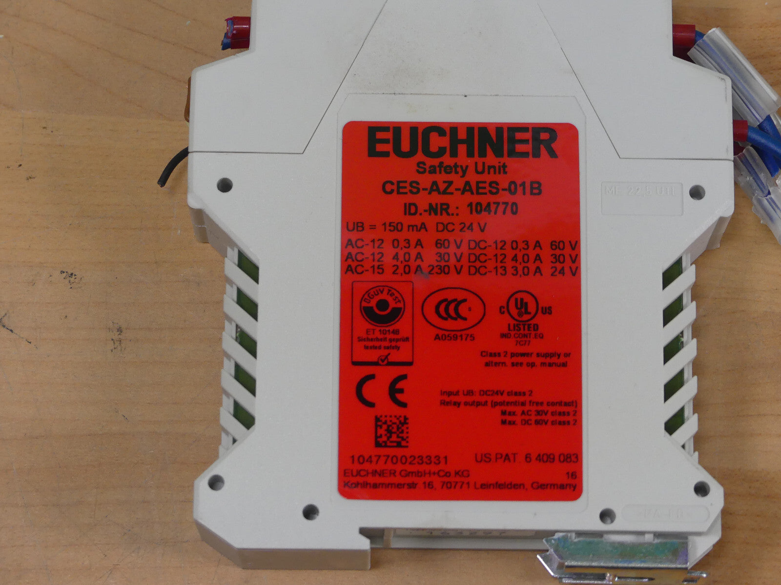 Euchner CES-AZ-AES-01B  ID.:NR.:104770