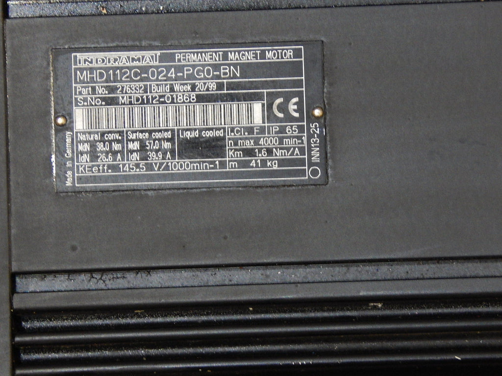 REXROTH INDRAMAT  MHD112C-024-PG0-BN