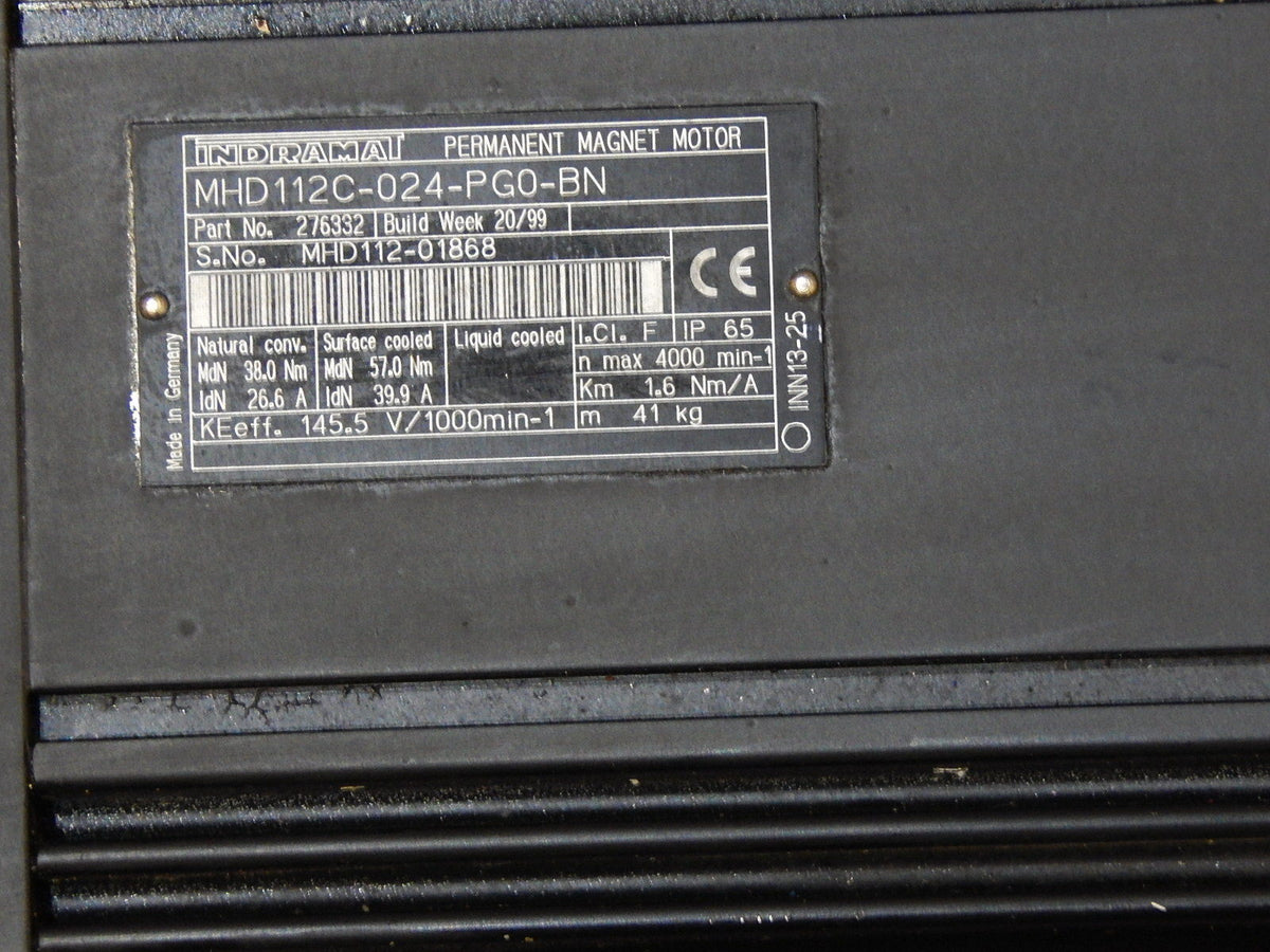 REXROTH INDRAMAT  MHD112C-024-PG0-BN