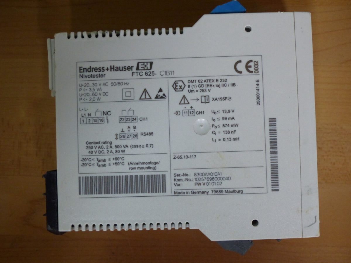 Endress + Hauser Nivotester FTC 625-C1B11