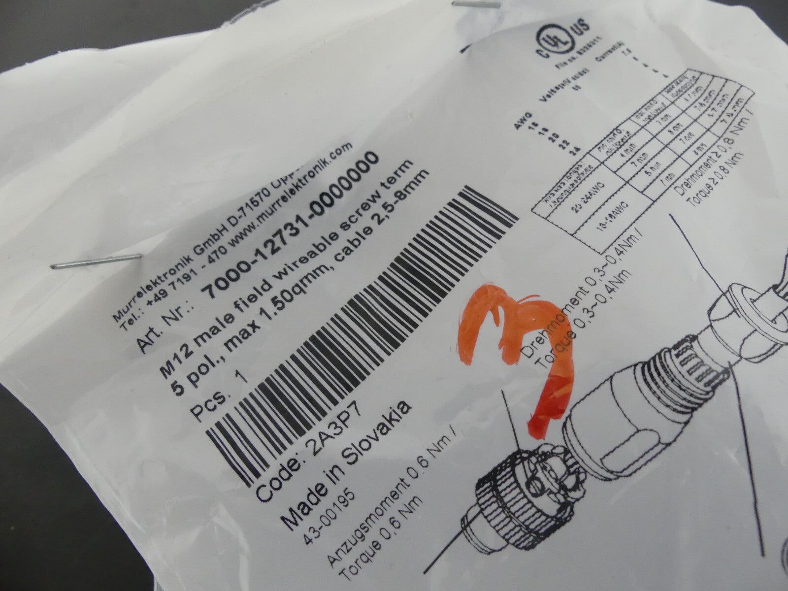 3x Murr Elektronik 7000-12731-0000000