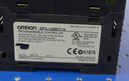 Omron CP1L-L20DT1-D