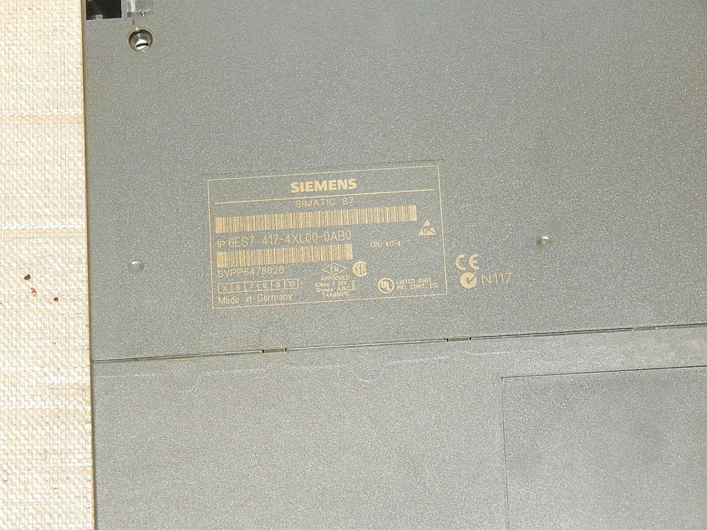 Siemens Simatic S7 CPU 417-4 Typ: 6ES7 417-4XL00-0AB0 / E-Stand: 05 used