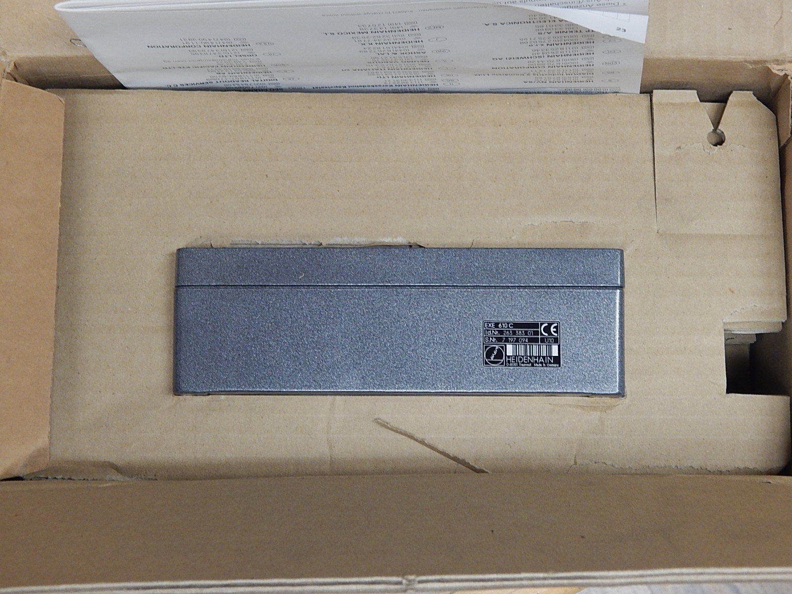 Heidenhain EXE 610C-010-FACH Id.Nr.263 383 01 Neu 