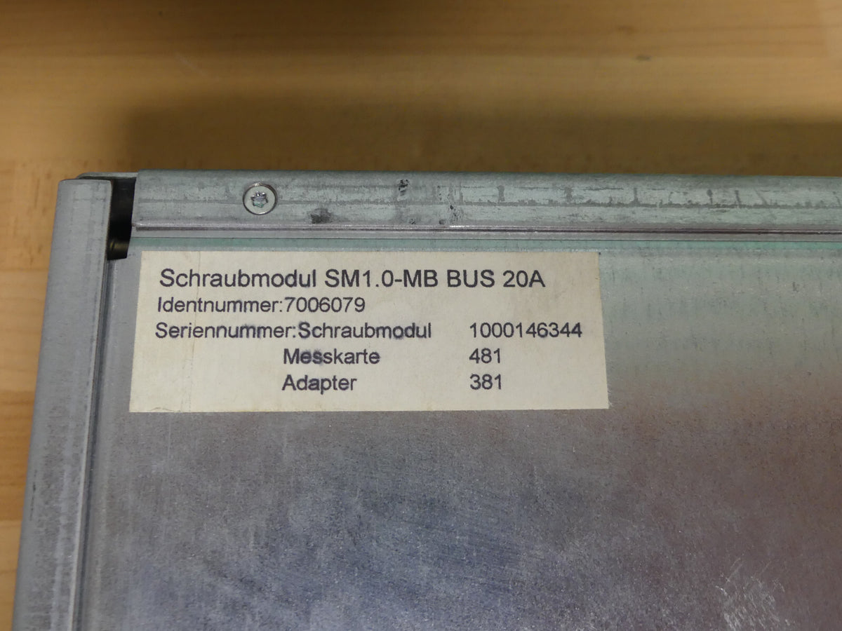 AMT Schraubtechnik Schraubmodul SM1.0-MB BUS 20A