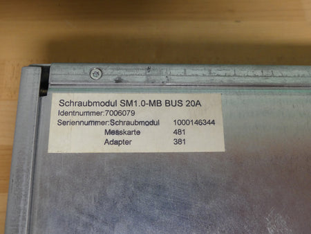 AMT Schraubtechnik Schraubmodul SM1.0-MB BUS 20A