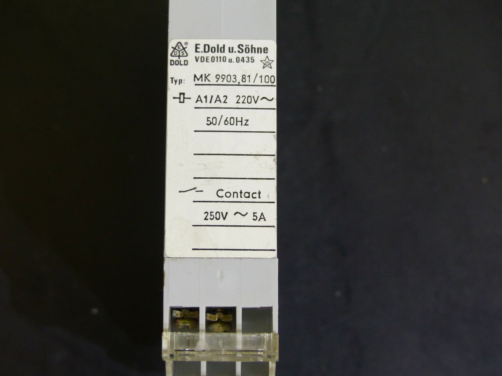 E. Dold MK 9903.81