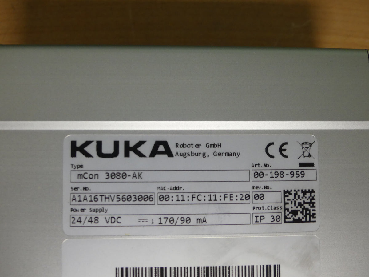 KUKA mCon 3080-AK, 00-198-959