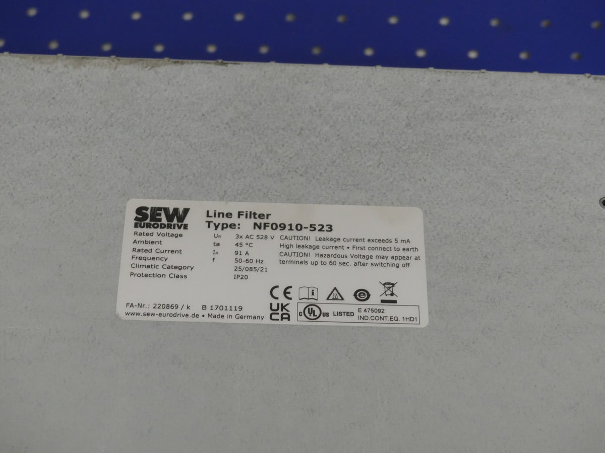 SEW LINE FILTER NF0910-523
