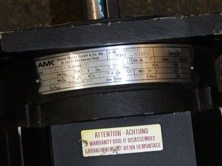 AMK DVSA31-7-8-4D 00 Servomotor Used