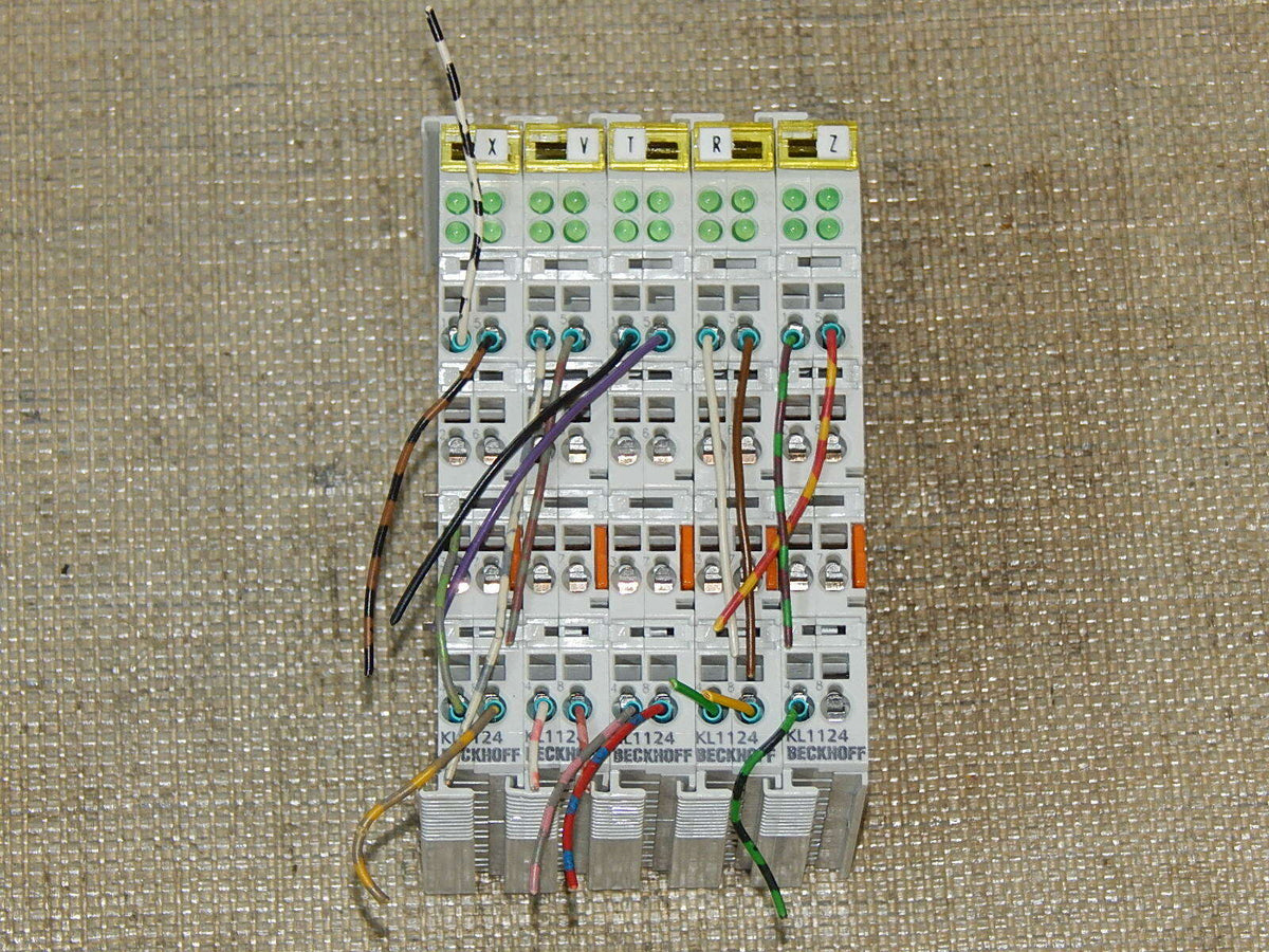 5 Stück  Beckhoff  kL1124  4-kanal digital eingang klemme