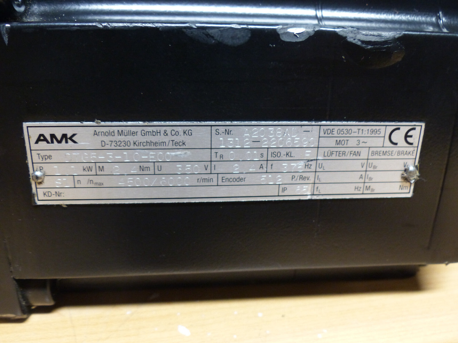 AMK DTG5-3-10-E00  used