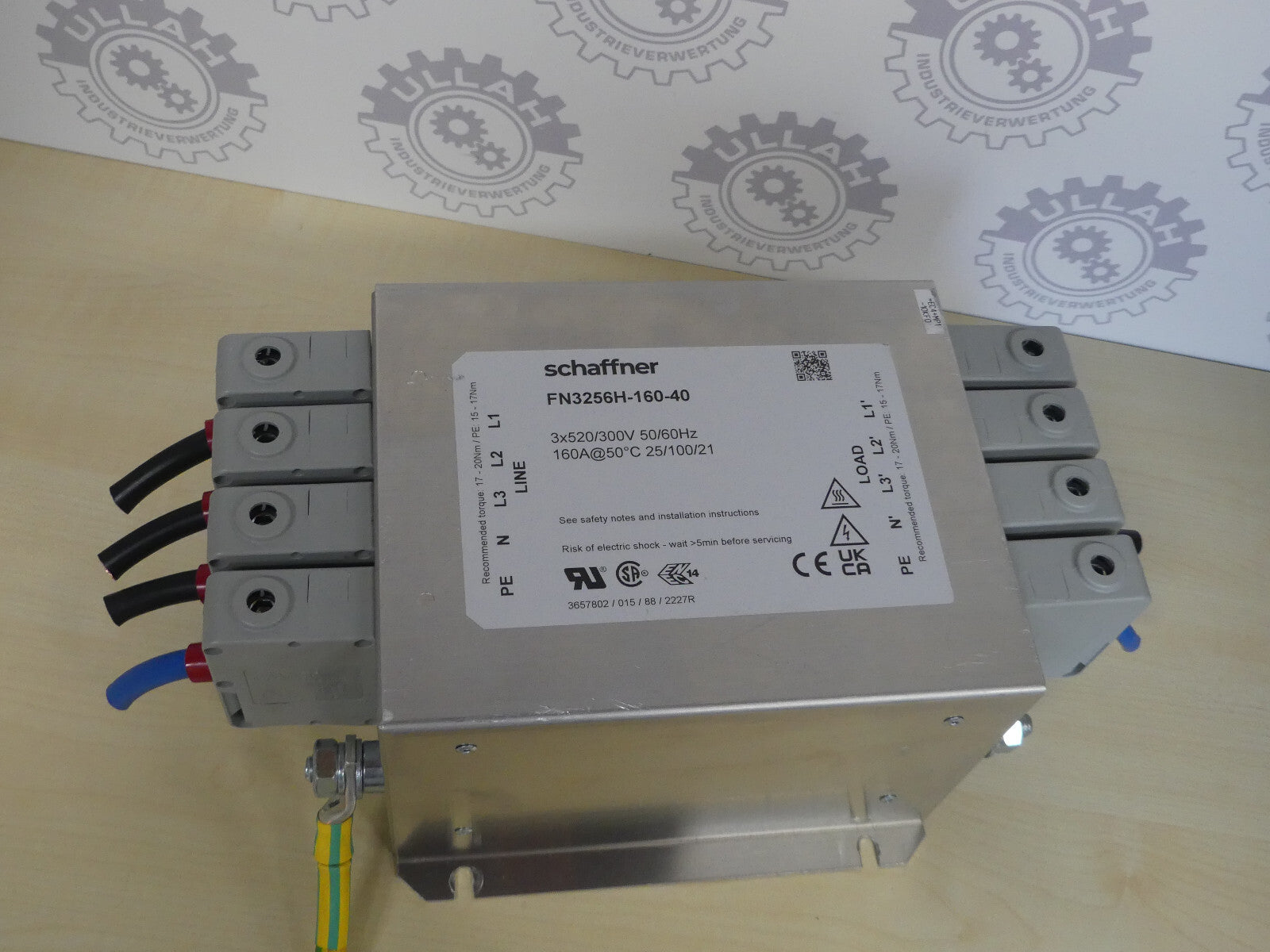 Schaffner FN3256H-160-40 Leistungsfilter 3x520/300V
