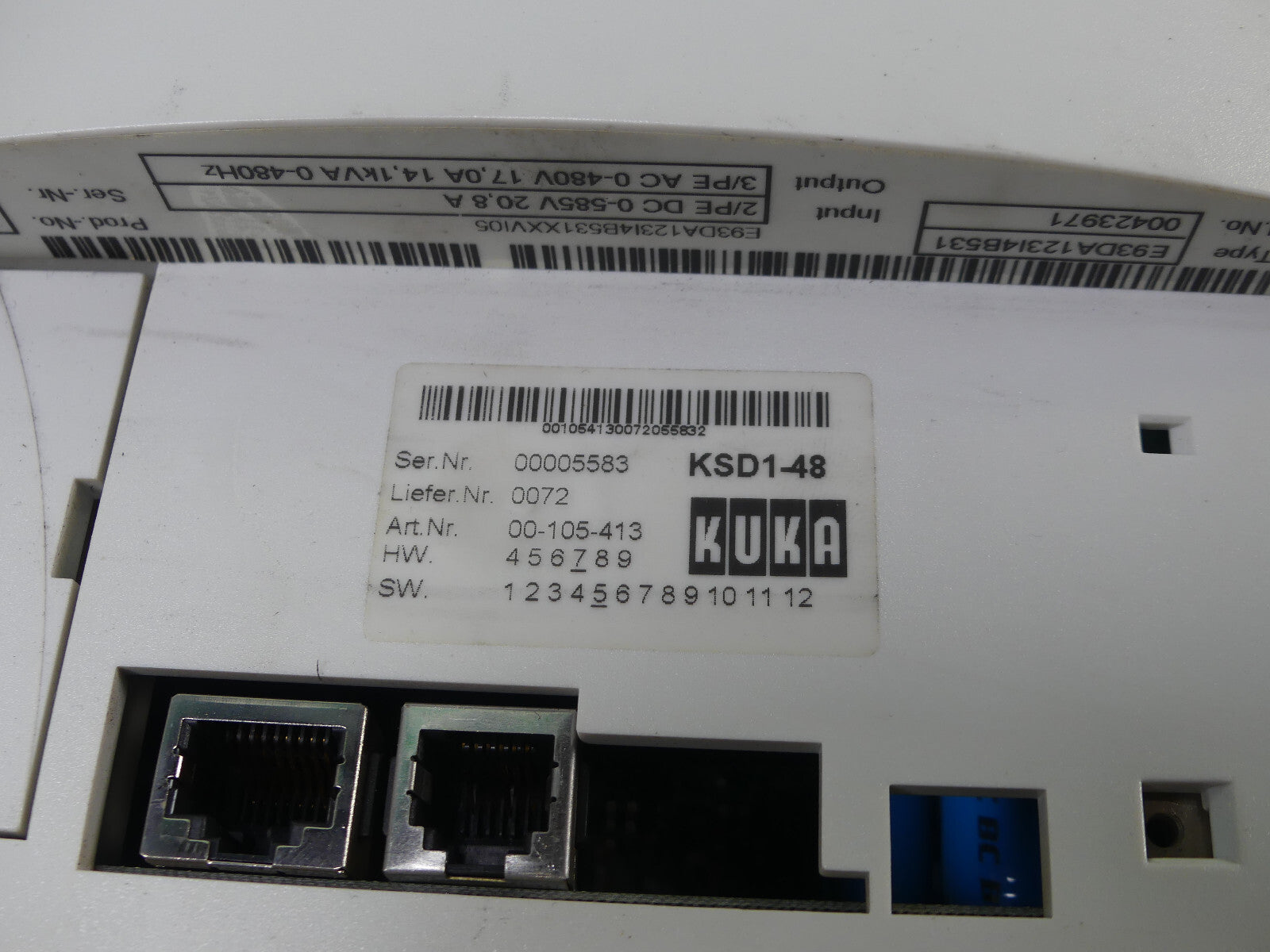 KUKA E93DA123I4B531 Servo Drive