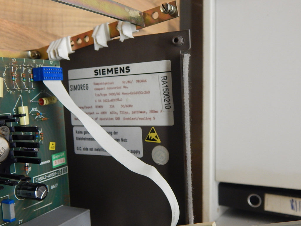 Siemens Simoreg Kompaktgerät 6RA2621-6DV30-0 //D400/40 Mreq-GcG6V30-2A3 Used