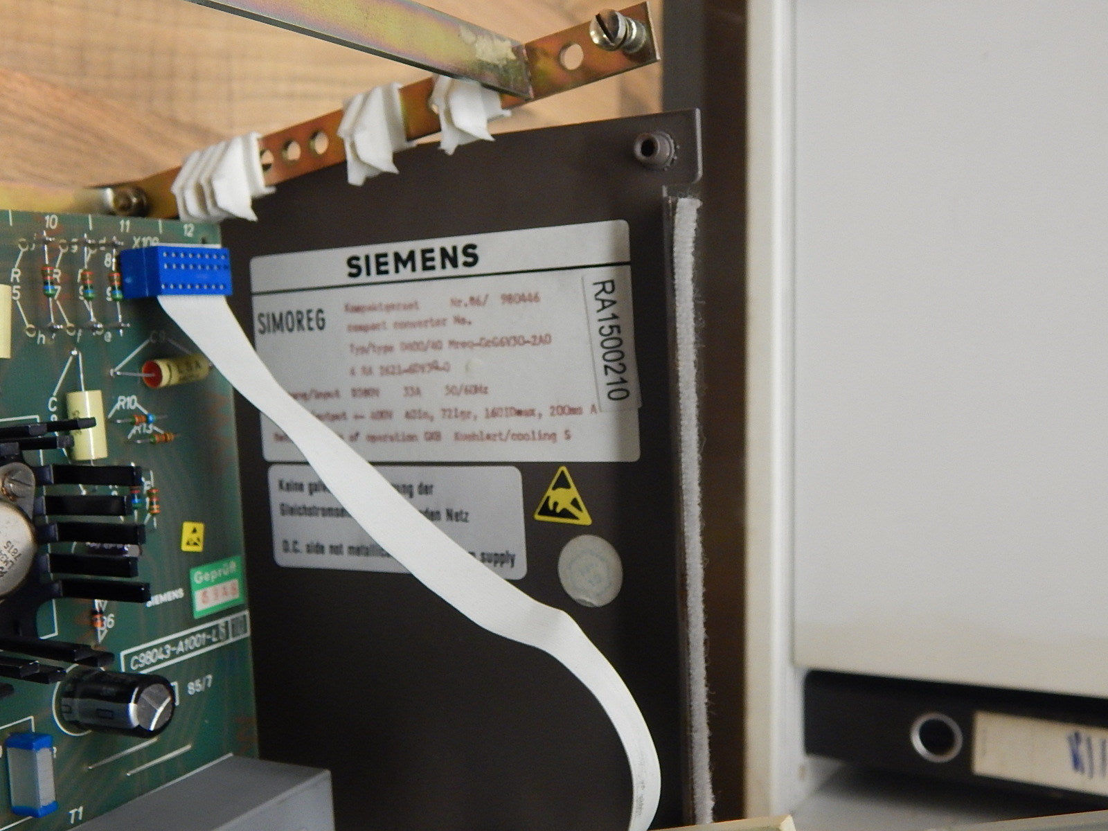 Siemens Simoreg Kompaktgerät 6RA2621-6DV30-0 //D400/40 Mreq-GcG6V30-2A3 Used