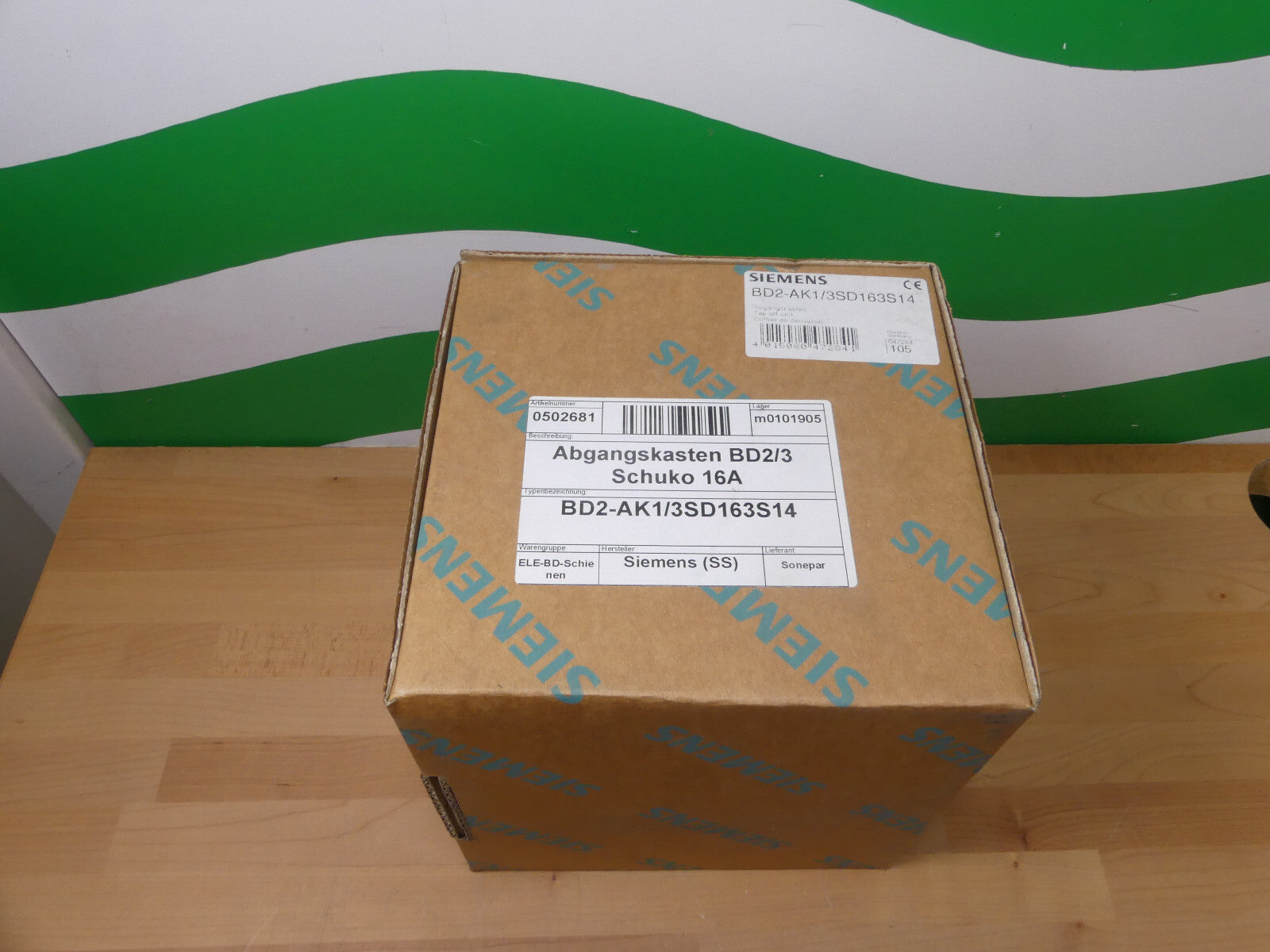 Siemens Dig.Industr. Abgangskasten BD2-AK1/3SD163S14