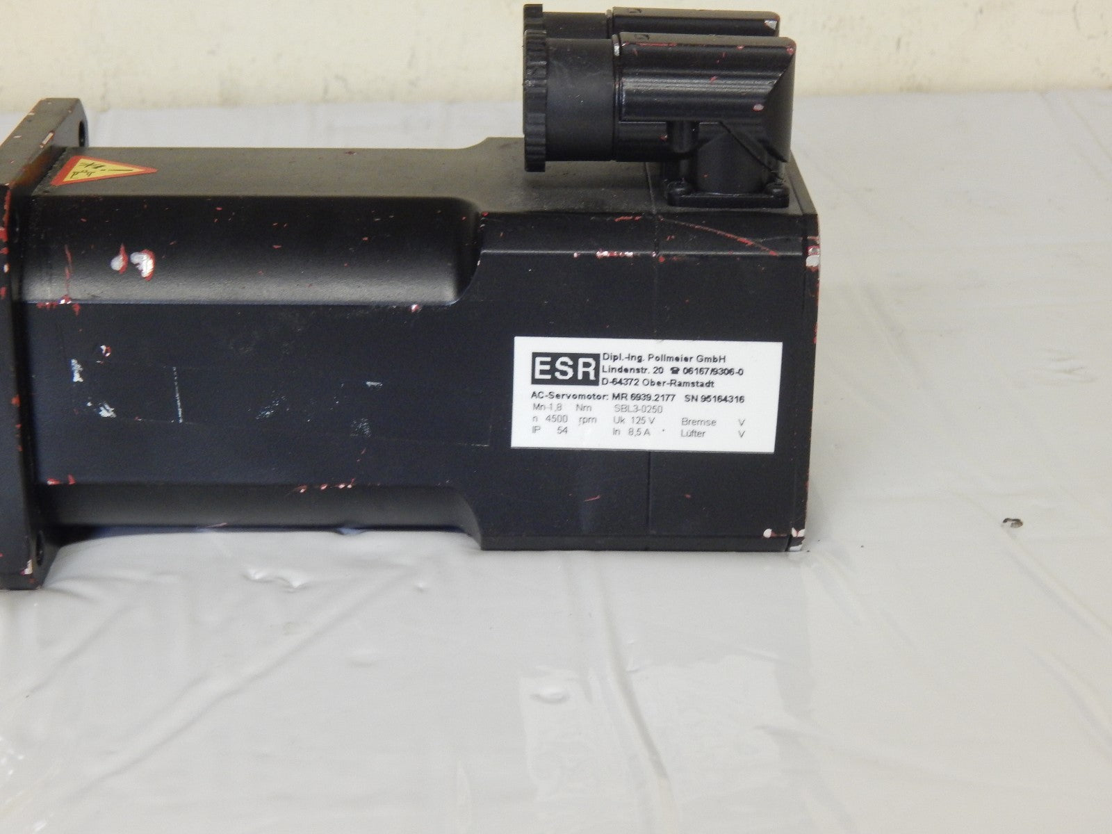 ESR Pollmeier  AC  Servomotor SBL3-0250// MR6939.3253  Used