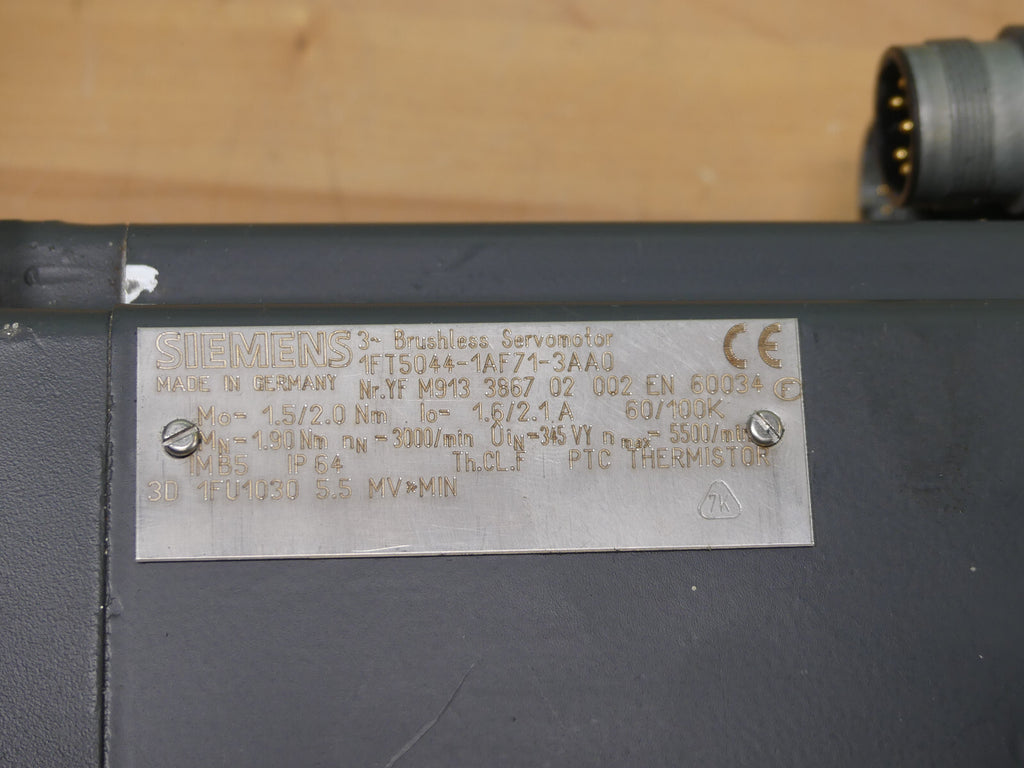 SIEMENS 1FT5044-1AF71-3AA0 Leicht Beschädgit s.Bilder