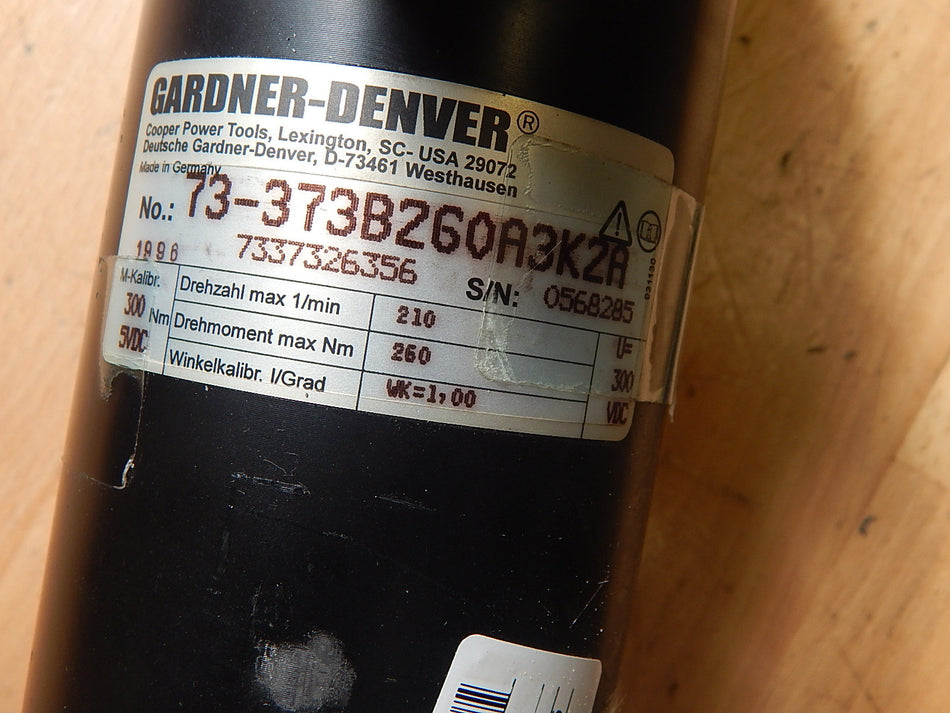   GARDNER-DENVER  SERVOMOTOR  3BA  73-373B2G0A3K2A  MS02001049R Used