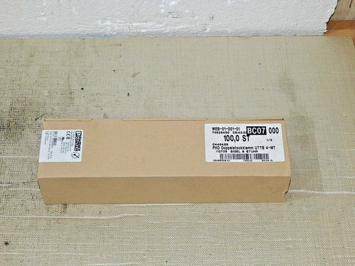  50 Stück Phoenix Contact Doppelstockklemme UTTB 4-MT  Ord.No.:3044775