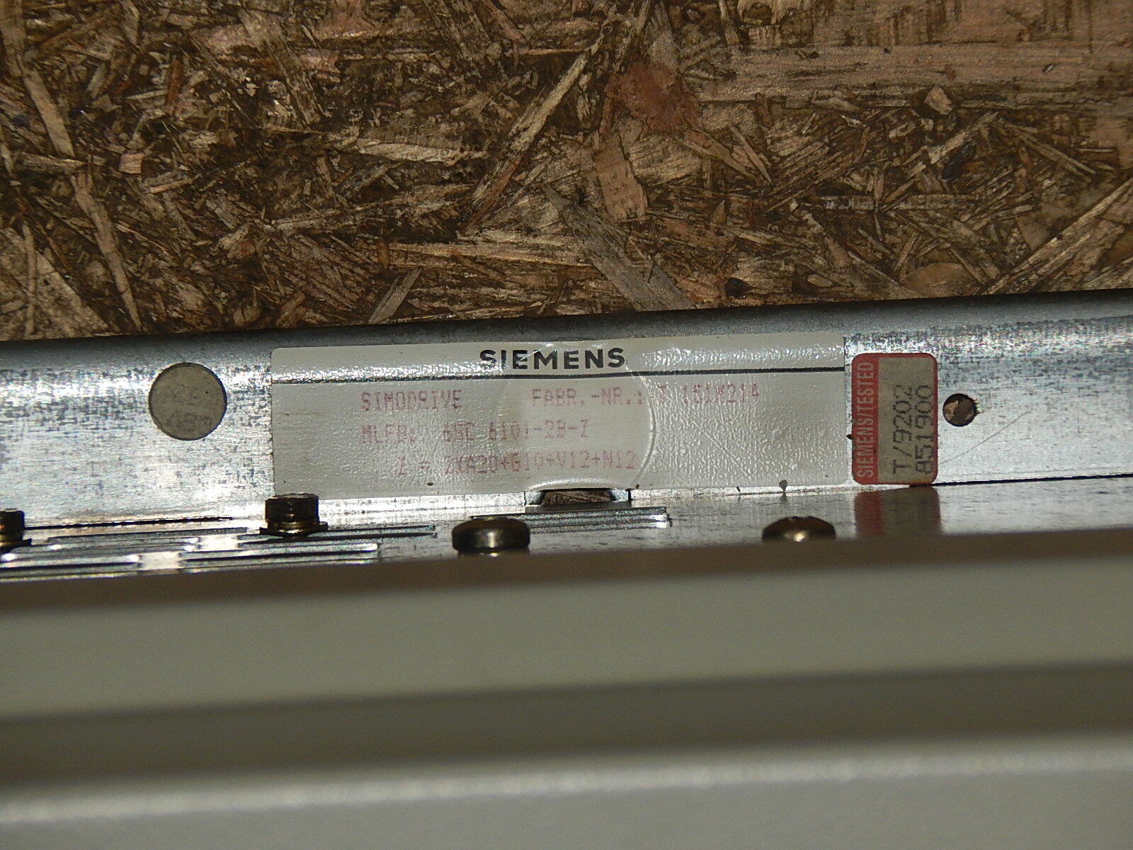  SIMODRIVE 6SC6101-2B-Z  SIEMENS Z=2XA20+610+V12+N12