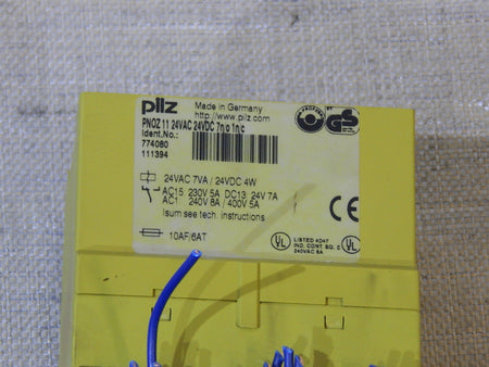 PILZ PNOZ11-24VAC-24VDC-7N/o-1n/c / PNOZ1124VAC24VDC7NO1NC used