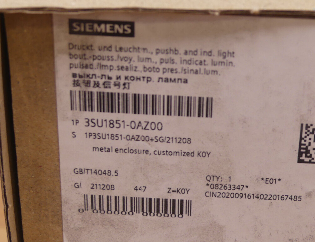 Siemens 3SU1851-0AZ00