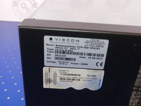VISCOM SYSTEMRECHNER VCM SSD VEG101 ASUS I7  WIN 7 12.111.B.56D B.j 2013