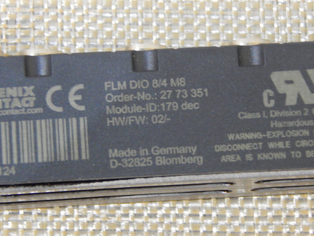 Phoenix Contact Fieldline Modular  FLM DIO 8/4 M8  Neuwertig 