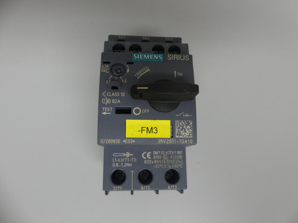 Siemens Sirius 3RV2011-1GA10 Leistungsschalter