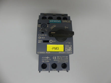 Siemens Sirius 3RV2011-1GA10 Leistungsschalter