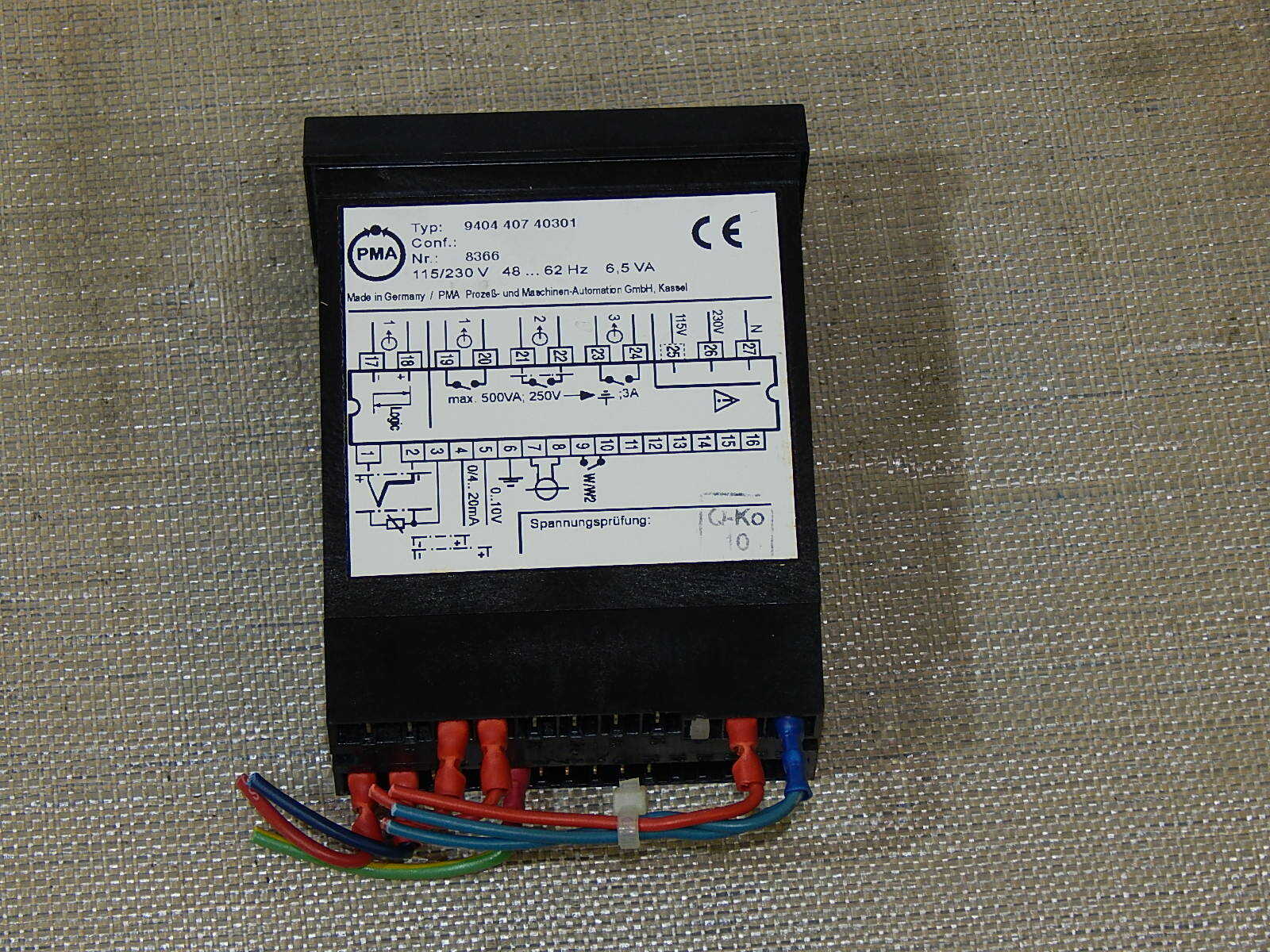  PMA GmbH Universalregler KS30 Typ: 9404 407 40301 used