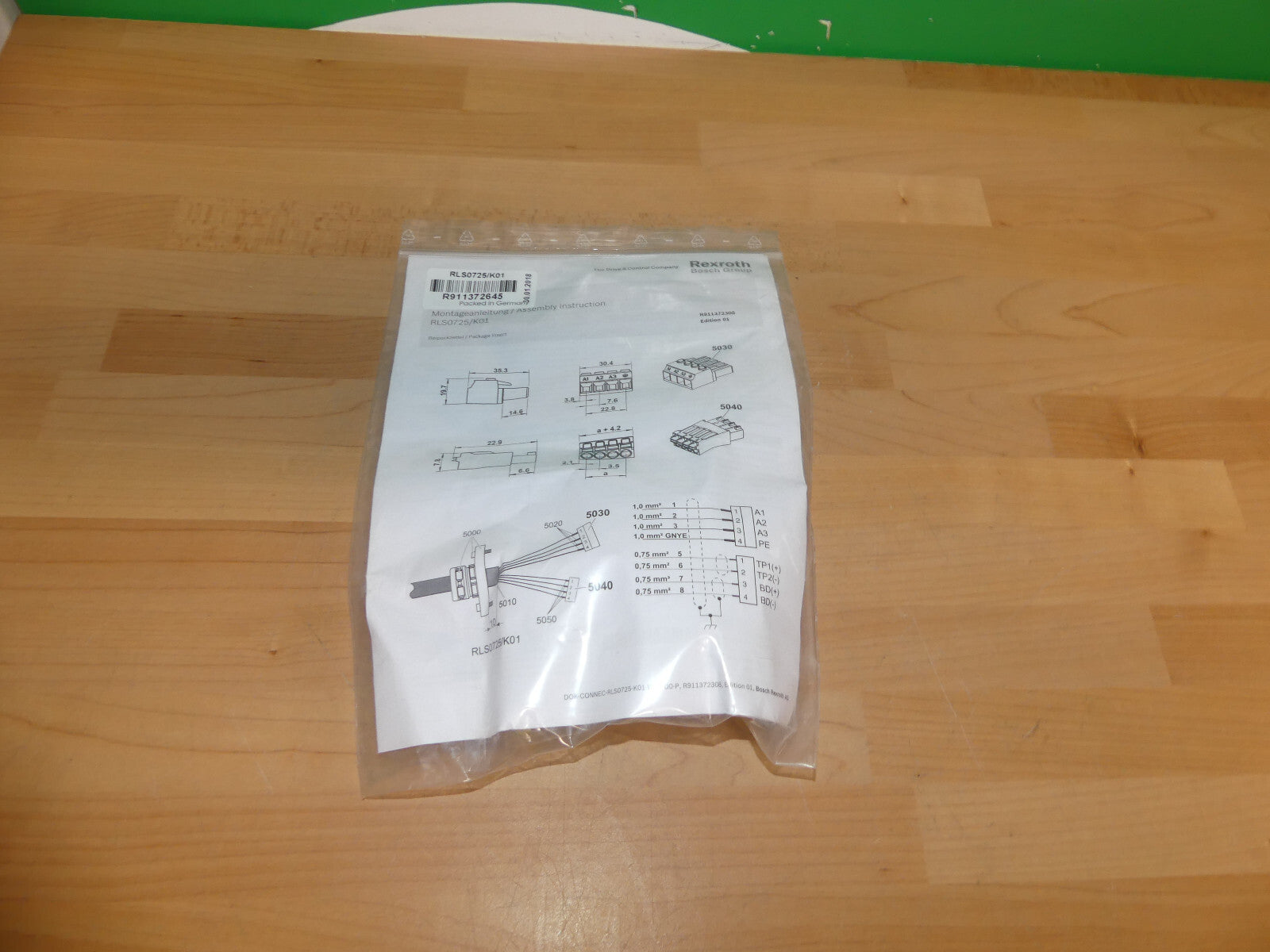 10xRexroth RLS0725/K01 R911370240 Ind.AA Anschlussstecker s.Bilder