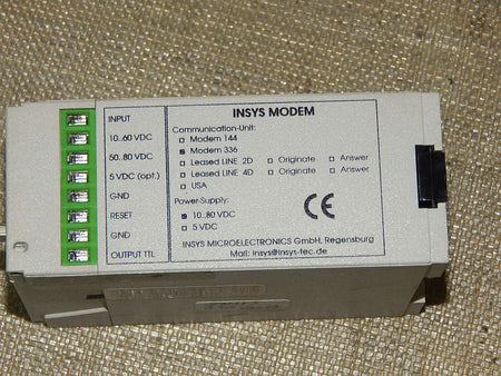 Insys Modem 336  RJ 45 RS-232C  used
