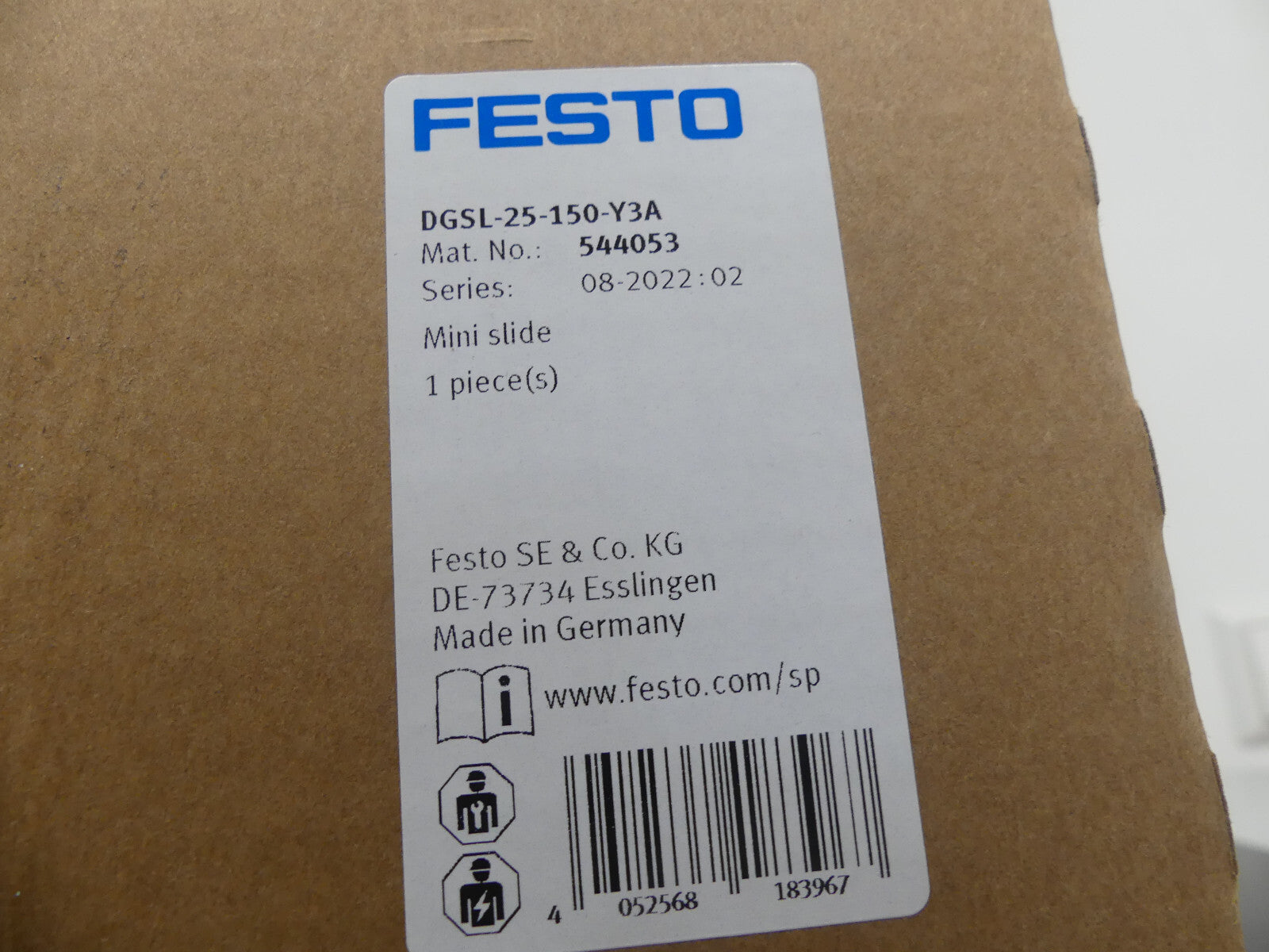 Festo DGSL-25-150-Y3A