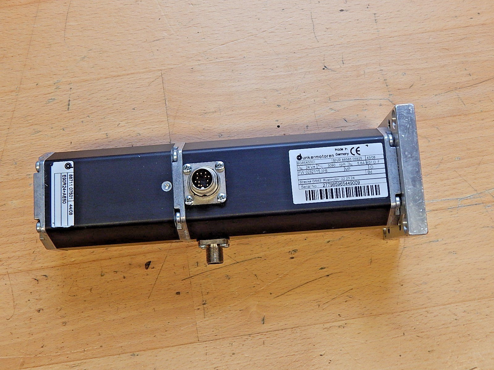 Dunkermotoren  BG65X50CI   SNR.88565 05925 Used S.Bilder