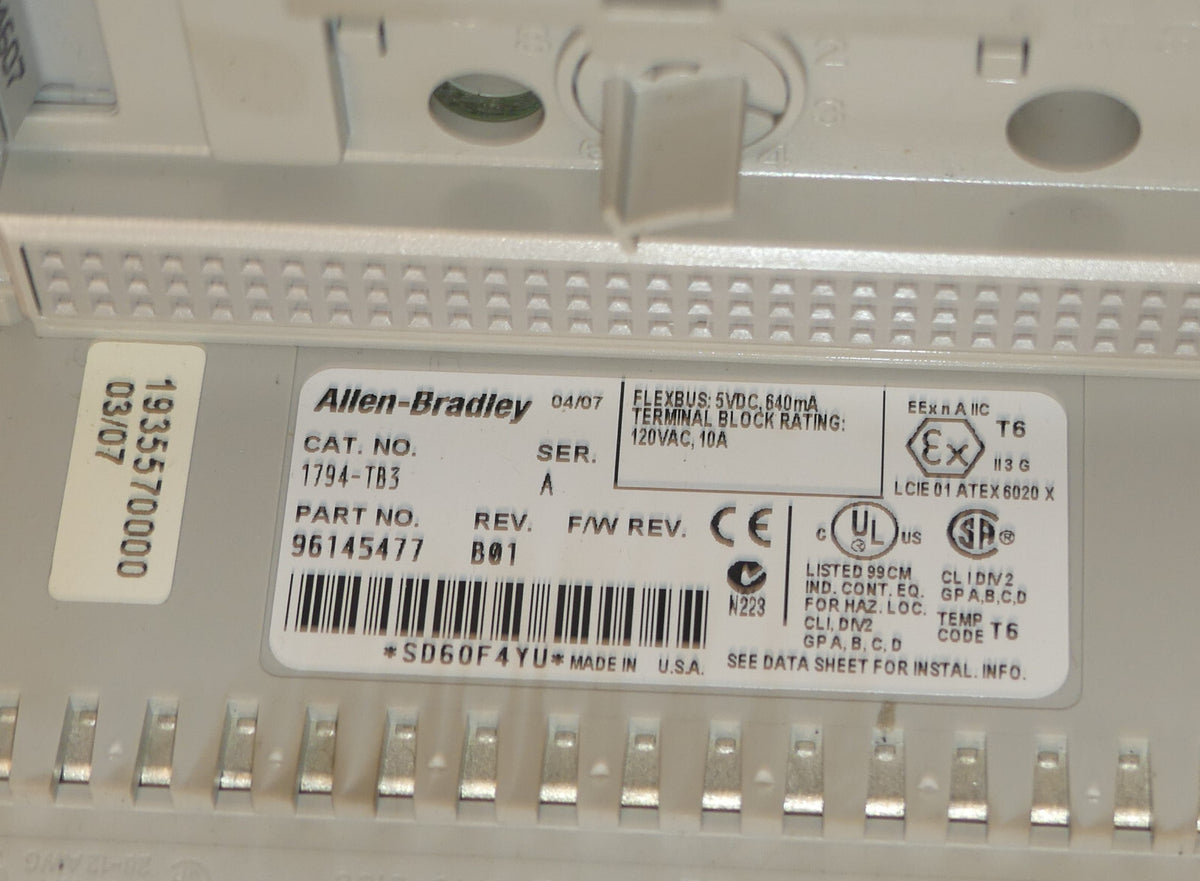 ALLEN-BRADLEY FLEX I/O 1794-IB10XB6