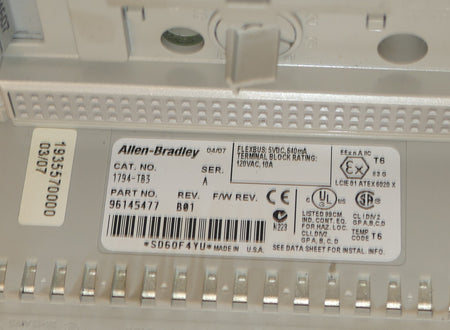 ALLEN-BRADLEY FLEX I/O 1794-IB10XB6