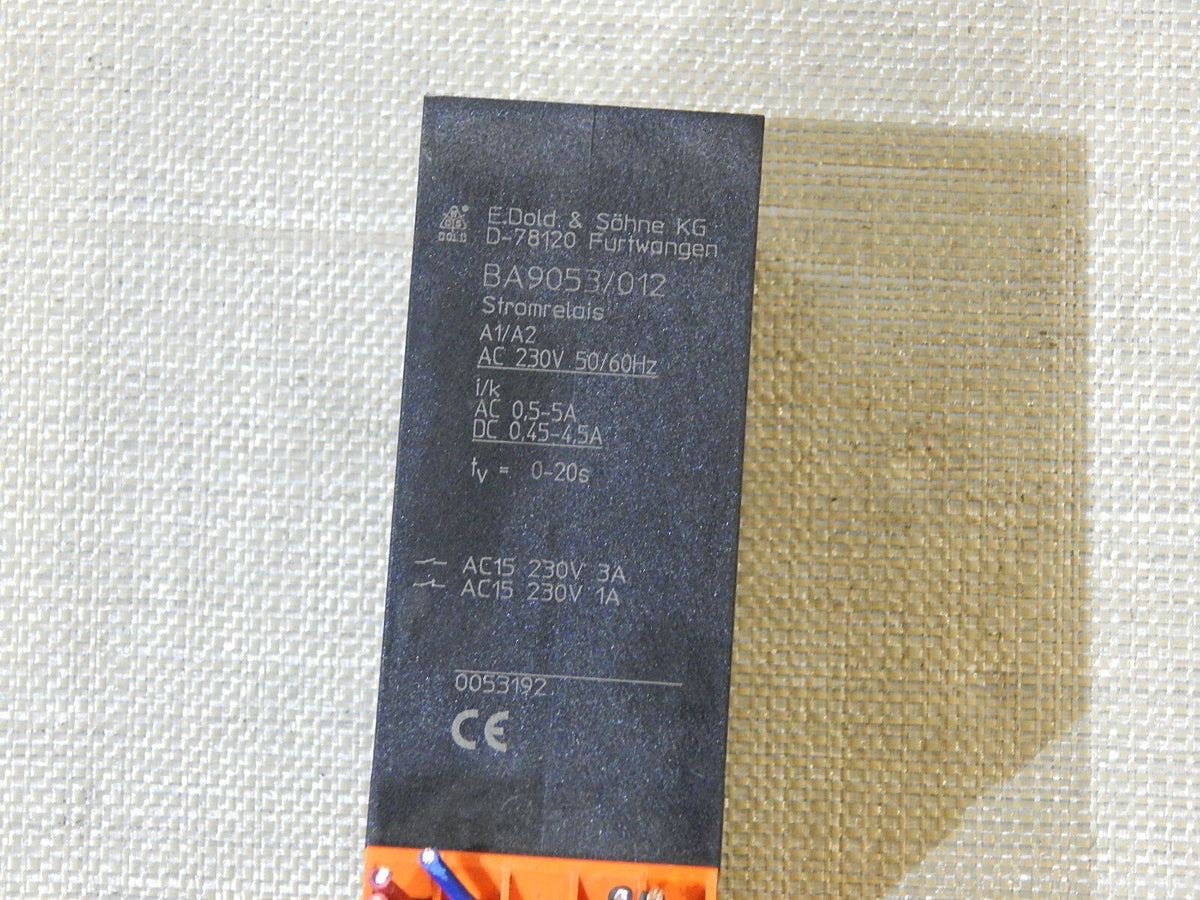 E.DOLD & Söhne  Stromraelais  Typ BA 9053/012 Used