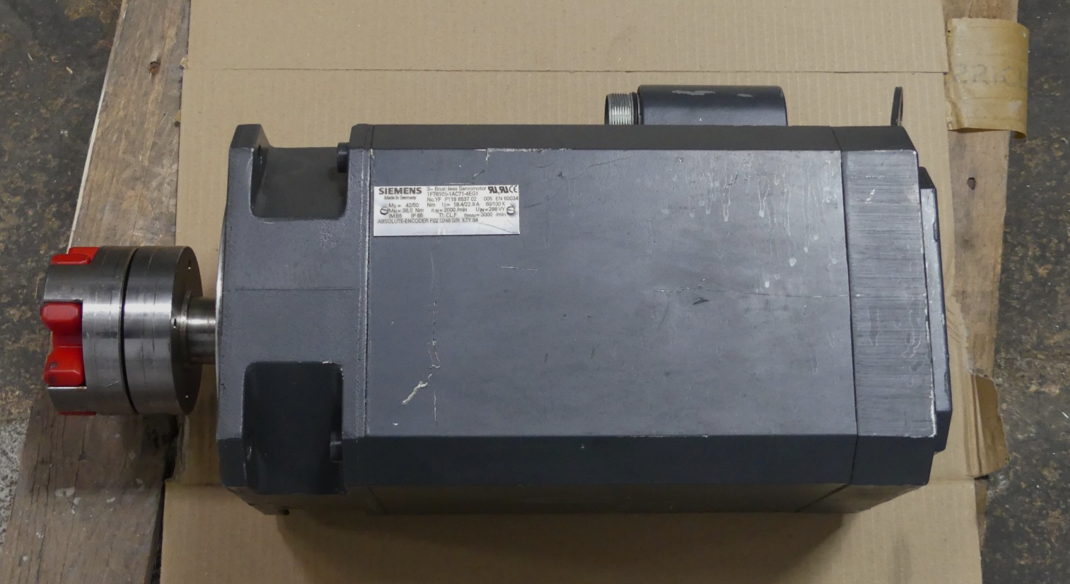 Siemens 1FT6105-1AC71-4EG1 Servomotor Used
