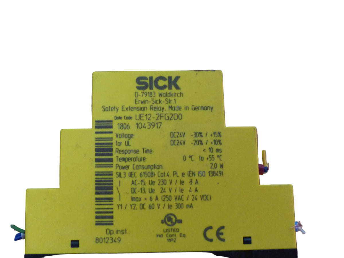 SICK UE12-2FG2D0 UE12-2FG UE122FG Sicherheitsrelais