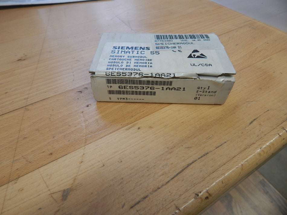 Speichermodul 376 Siemens Simatic S 5 6ES5376-1AA21 