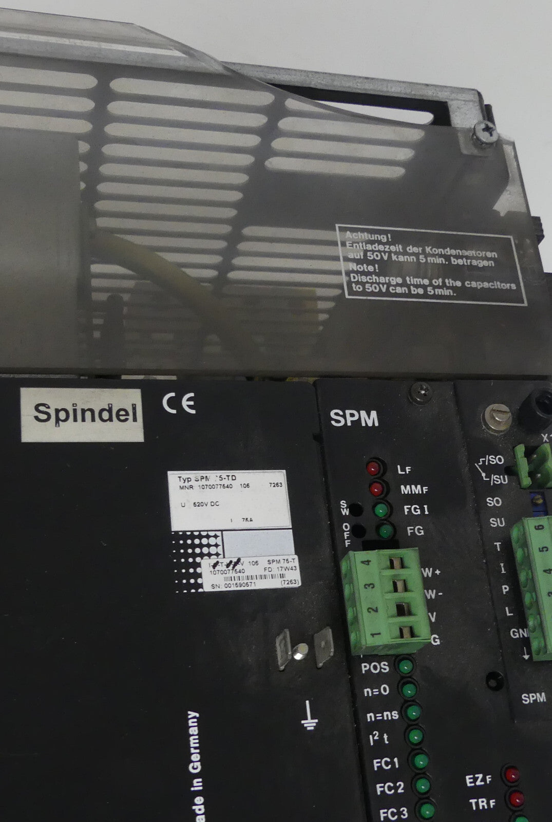 BOSCH Spindelmodul SPM 75 - TD Art.Nr. 1070077540