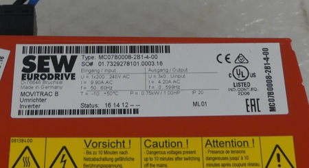 SEW-Eurodrive  MC07B0008-2B1-4-00