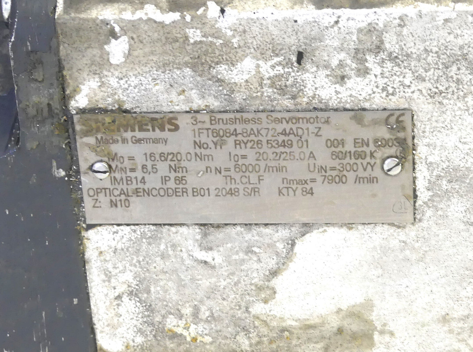 siemens 1ft6084-8ak72-4ad1-z