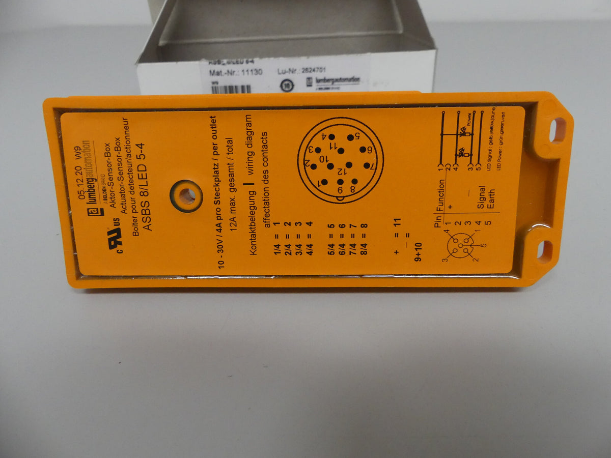 LUMBERG AUTOMATION ASBS 8/LED 5-4